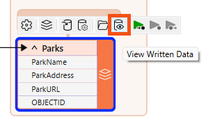 View Written Data button